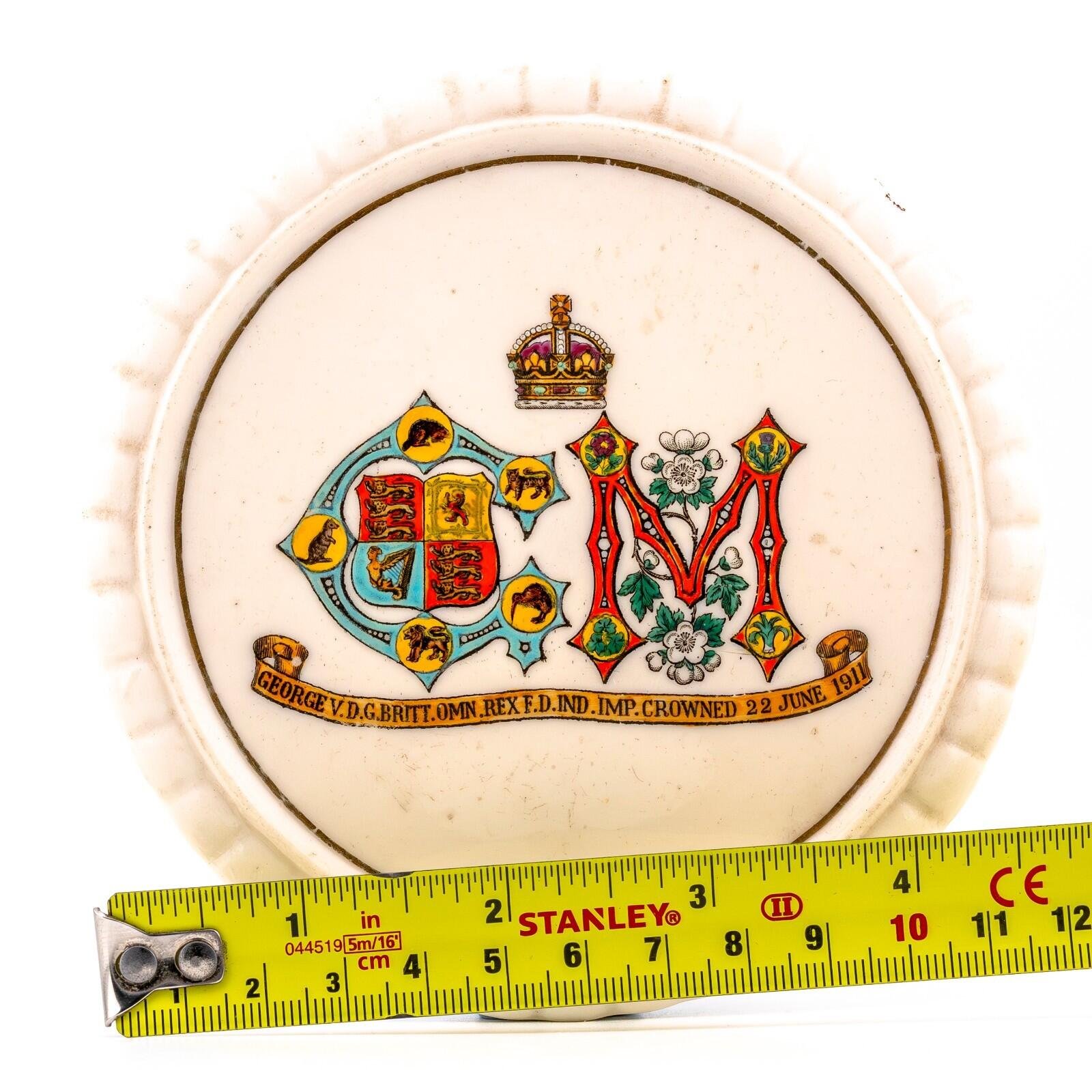 England Dish Pottery Goss King George V Queen Mary Coronation Commemorative - Image 8
