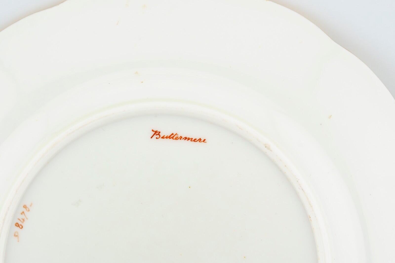 England Copeland Porcelain Plate Gilt Romantic Landscape Victorian Buttermere - Image 10