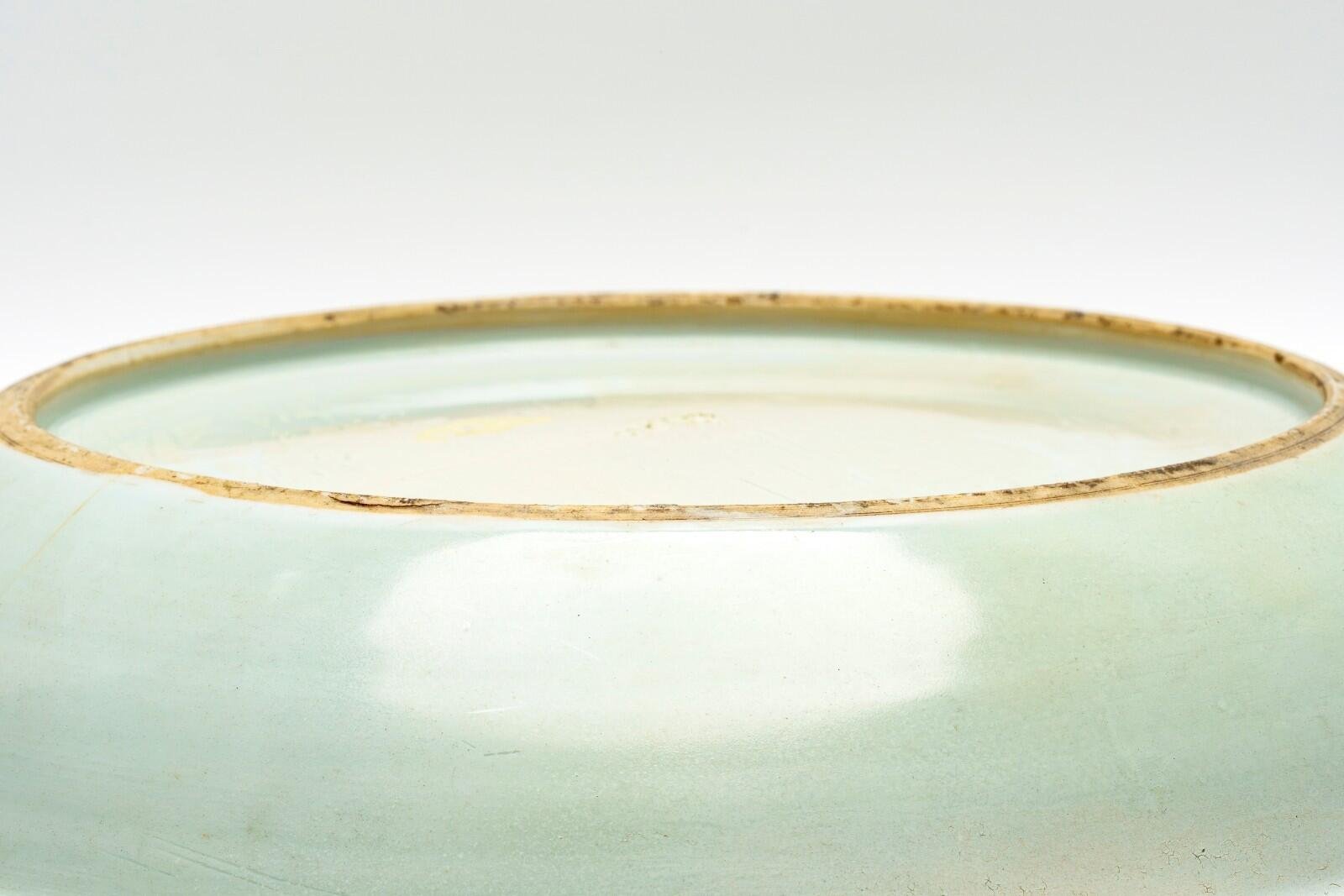 Chinese Charger Meissen Style European Porcelain Famille Rose Gilt Qianlong 18C - Image 15