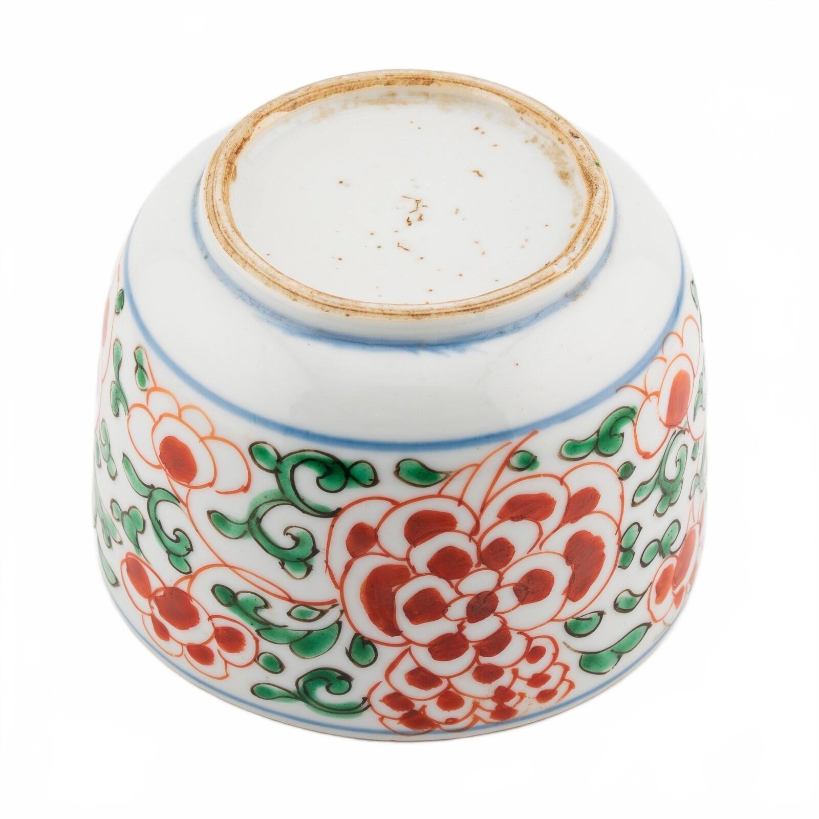 Chinese Porcelain Kangxi Famille Verte Wucai Jar Peony Enamel Qing Period 18th C - Image 12