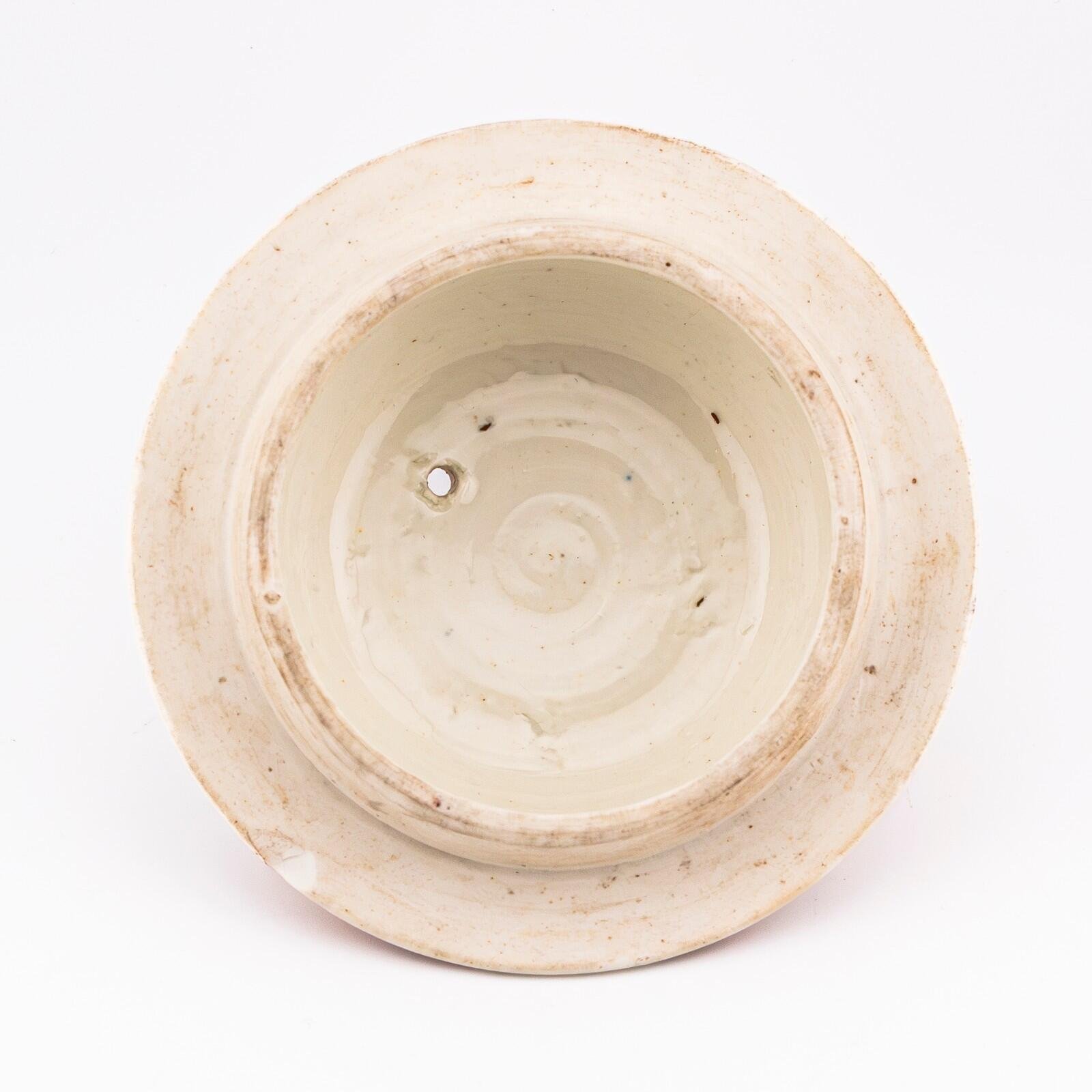 English Porcelain Worcester Cover for Teapot Gilt Bud Finial Period 18th Century - Image 11