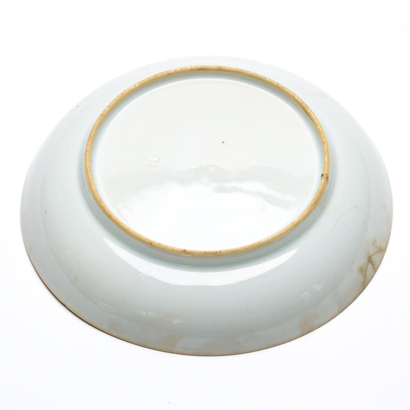Chinese Porcelain Armorial Cup Saucer Gilt Cypher Initials Chain Qianlong 18C - Image 12