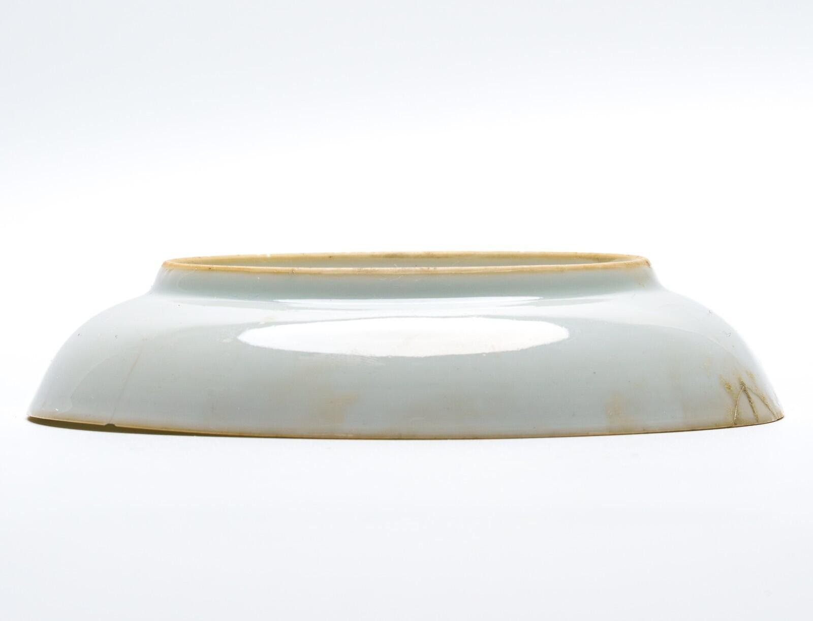 Chinese Porcelain Armorial Cup Saucer Gilt Cypher Initials Chain Qianlong 18C - Image 13
