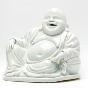 Chinese Figurine Blanc de Chine Dehua Laughing Buddha Budai Qing Dynasty 18C