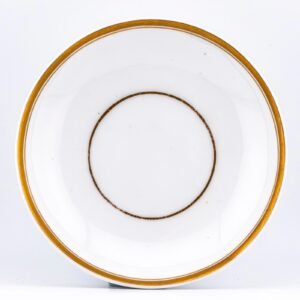 England Spode Porcelain Saucer Pattern 5927 Gilt Border Regency Period 19th C