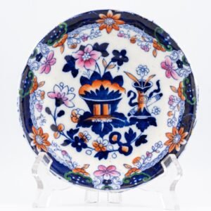 England Porcelain Saucer Imari Staffordshire Chinoiseries Regency 19th C
