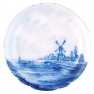 Netherland Porcelain Saucer Holland Delft Rosenthal Blue White Dutch 20th C