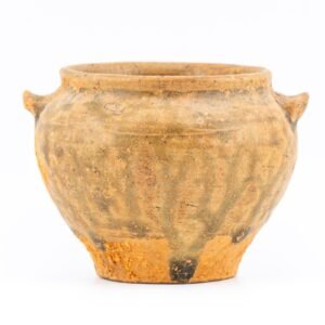 Chinese Ming Dynasty Ceramic Sancai Glaze Miniature Pot Early Period 16th C
