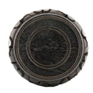 Chinese Carved Wood Stand Display Scroll Base for Vase Qing Period 20th Century