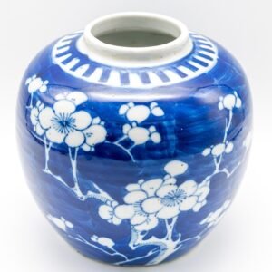 Chinese Guangxu Porcelain Ginger Jar Blue White Qing Period 19th Century