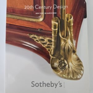 Sotheby's 20th Century Design Auction Catalog New York March 2008 219 Pages
