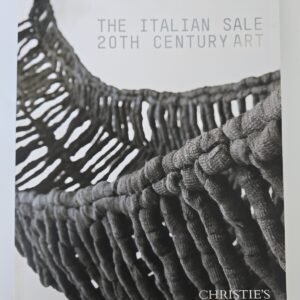 Christie's Italian Sale 20th Century Art Auction Catalog London October 2008