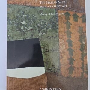 Christie's Italian Sale 20th Century Art London 16 October 2006 Auction Catalog