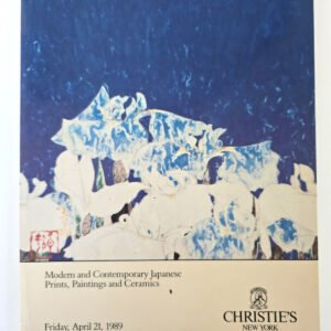 Christie's Modern Contemporary Japanese Prints Paintings Ceramics 1989 Catalog