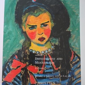 Christie's Impressionist Modern Art Sale London 4 Feb 2008 Auction Catalog Book
