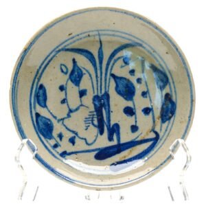 Chinese Porcelain Blue and White Provincial Kitchen Dish Qing 19th Century