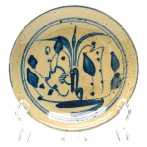 Chinese Porcelain Blue and White Provincial Kitchen Dish Qing 19th Century