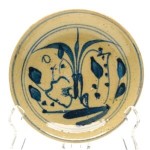 Chinese Porcelain Blue and White Provincial Kitchen Dish Qing 19th Century
