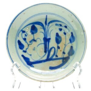Chinese Porcelain Blue and White Provincial Kitchen Dish Qing 19th Century