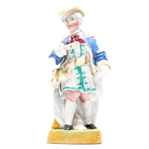 German Conta & Boehme Porcelain Figurine of Noble Gent in Love Mark 19th C