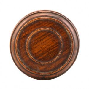 Chinese Carved Wood Stand for Ginger Jar Vase Circle Rosewood Late Qing 20th C