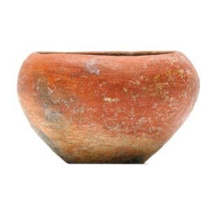 Thai Ban Chiang Pottery Vessel Red Monochrome Bowl Southeast Asian circa 200 BC