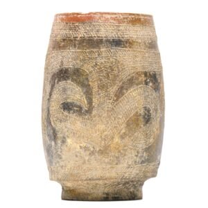 Thai Ban Chiang Pottery Vessel Red Geometric Vase Southeast Asian circa 200 BC
